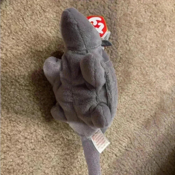 Ty Original Beanie Baby Babies Tank Armadillo 9 Line Shell 4031 Retired 1995 - Picture 3 of 4